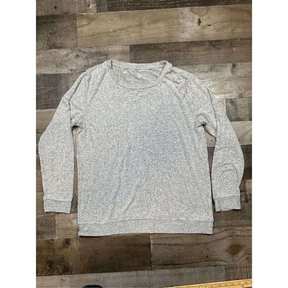 Zyia Active Women’s Size Large Pullover Sweater Grey Long Sleeve Performance Top - Picture 4 of 10